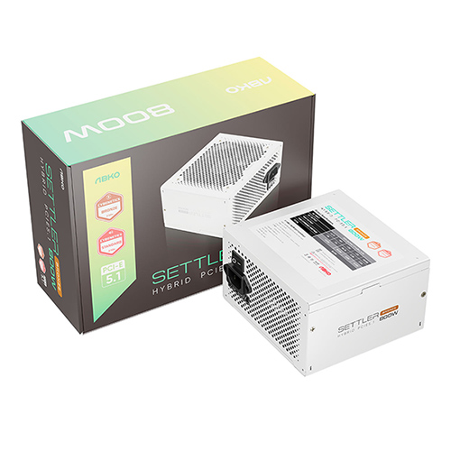 앱코 SETTLER 하이브리드 PCIE5.1 STH-800B ETA BRONZE 화이트_이미지