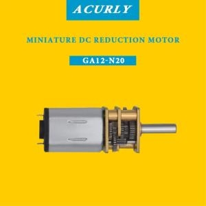 모터 GA12-N20 마이크로 메탈 미니 휠 기어 DC 3V 6V 12V 30RPM 50RPM 60RPM 100RPM 15..