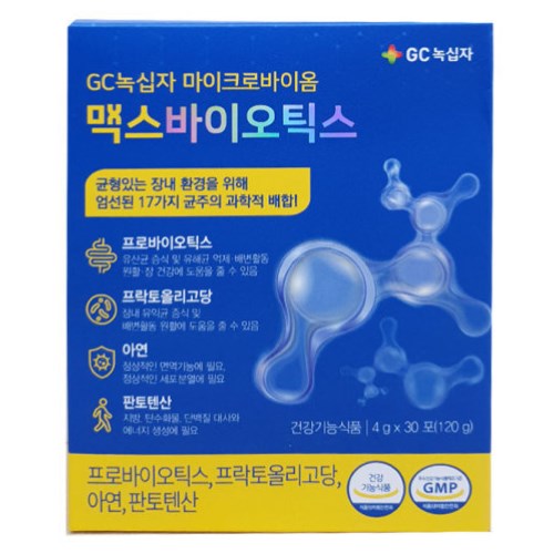 코스맥스바이오 GC녹십자 마이크로바이옴 맥스바이오틱스 4g 30포 (18개)