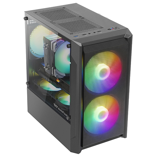 darkFlash DK301M RGB MESH 강화유리 (블랙)_이미지