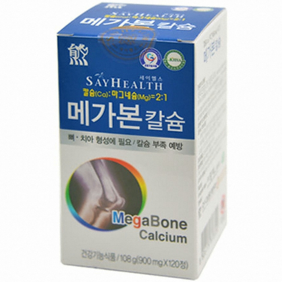 대웅제약 메가본 칼슘 120정 (1개)_이미지