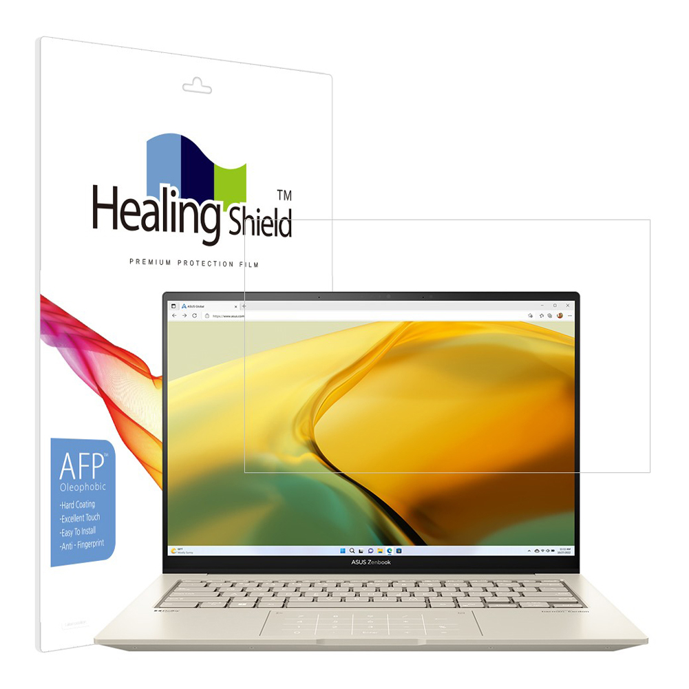 폰트리 힐링쉴드 ASUS 젠북 14X OLED UX3404 올레포빅 고광택 액정보호필름_이미지