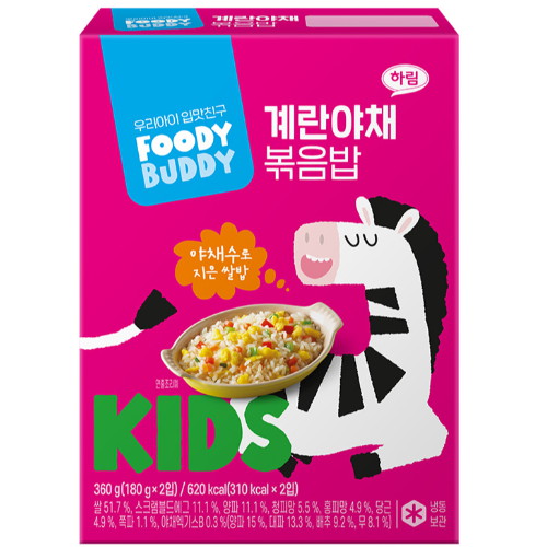 하림 푸디버디 계란 야채볶음밥 360g (1개)_이미지