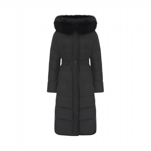 아이잗바바 여성 폭스퍼 벨티드 구스다운 롱 점퍼 BRBA2PD731