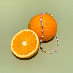빈티지헐리우드 Pearl n Crystal Beads Necklace_VH23N2NE100B