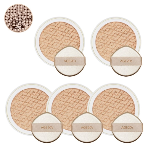 애경 에이지투웨니스 실크 하이 커버 쿠션 13g (리필5개)