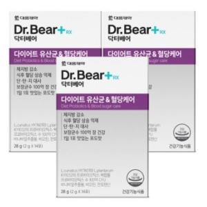 대웅제약 닥터베어RX 다이어트 유산균&혈당케어 14포 (3개)_이미지