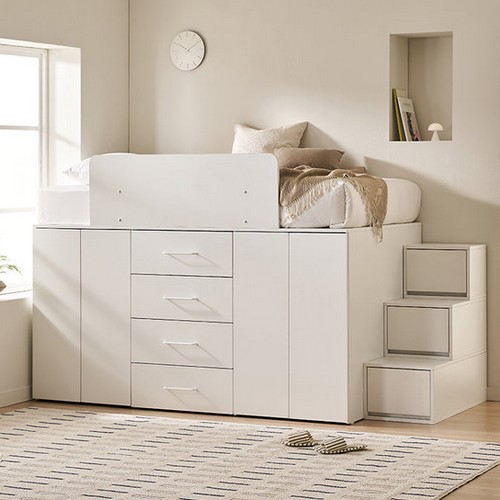 삼익가구 드로빅 빅수납 A타입 벙커침대 SS (매트별도)_이미지