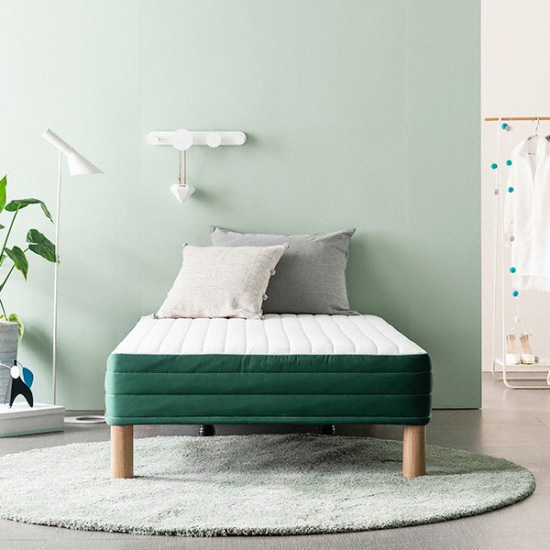 레이디가구 론 일체형 매트리스 침대 SS (본넬스프링)_이미지