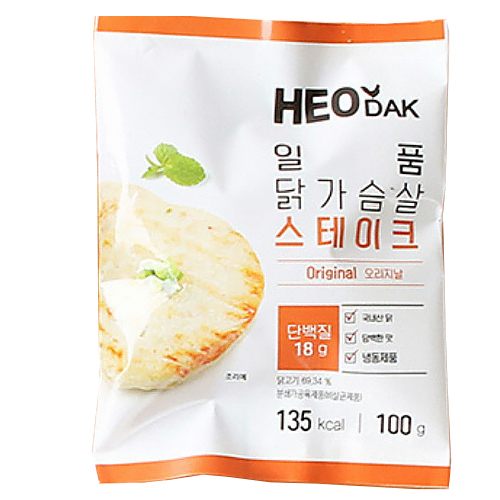 허닭 일품 닭가슴살 스테이크 100g 7종 (42개)