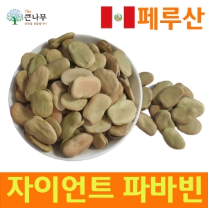 큰나무 페루산 자이언트 파바빈 콩 300gx3팩 원물 항공직수_이미지