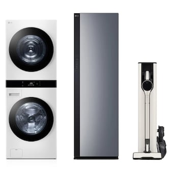 LG전자 트롬 오브제컬렉션 워시타워 WL21WDU + 스타일러 <b>SC5GMR52</b> + 청소기 AX948BWE