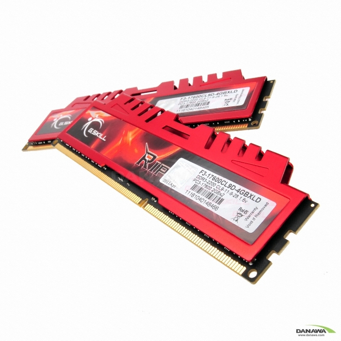G.SKILL DDR3-2200 CL9 RIPJAWS XLD 패키지 병행수입 (4GB(2Gx2))_이미지