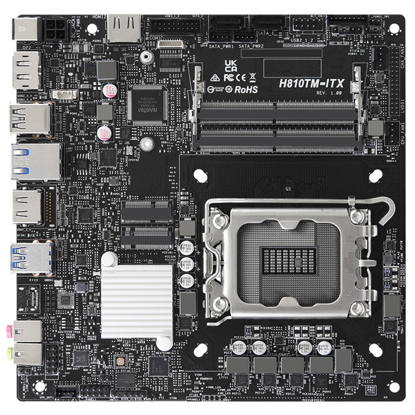 ASRock H810TM-ITX 에즈윈 (벌크) (180W 어댑터 포함)