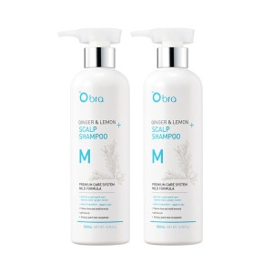 솔레오코스메틱 오브라 진저 앤 레몬 샴푸 모이스처 500ml (2개)