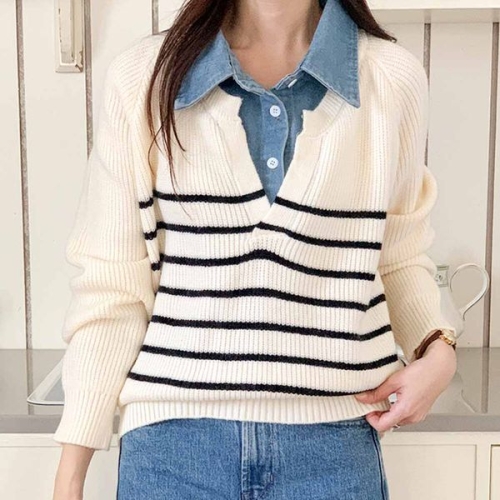 프리나인 청단니트FRK54199A