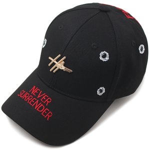  헤이터 불렛 홀 볼캡 hater bullet hole cap HU0215BHB