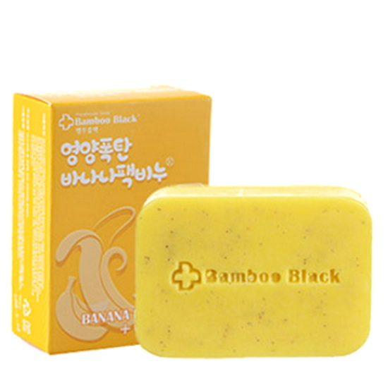 뱀부블랙 영양폭탄 바나나팩 비누 103g (6개)