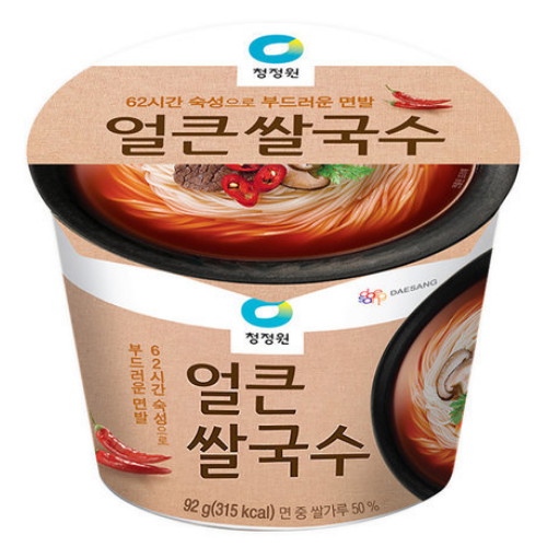 대상 청정원 얼큰 쌀국수 92g (10개)