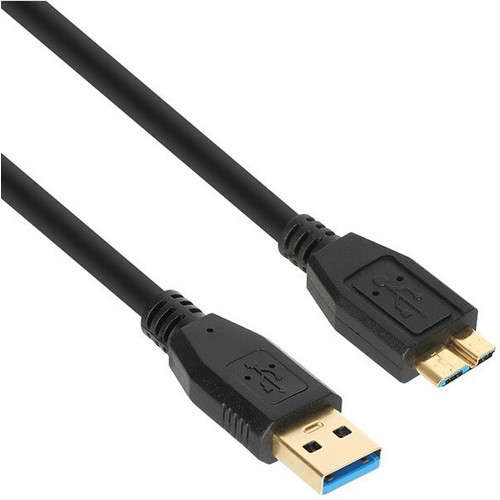 강원전자 NETmate USB 3.0 Micro B 케이블 NM-UM300DB (3m)_이미지