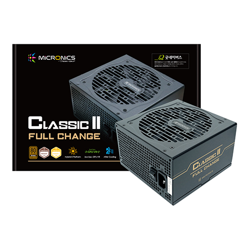 마이크로닉스 Classic II 풀체인지 500W 80PLUS브론즈 230V EU