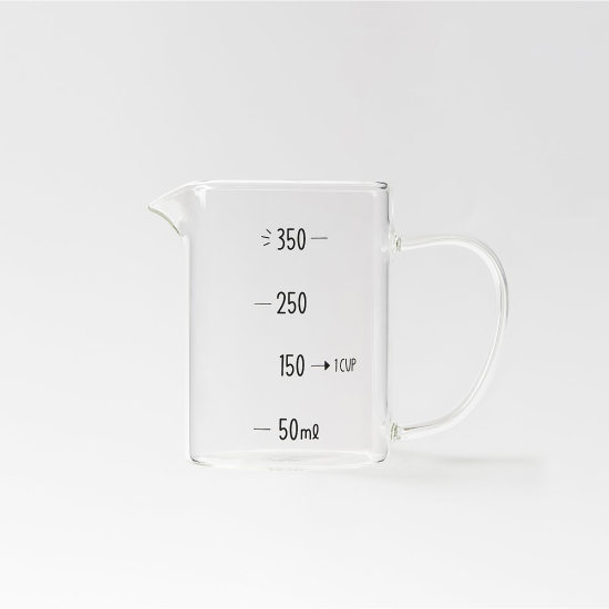 비커형 내열유리 계량컵 350ml