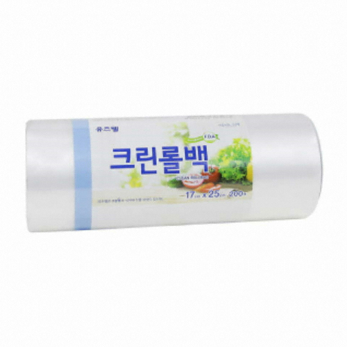크린랲 유즈웰 크린 롤백 17x25cm 200매 (1개(200매))