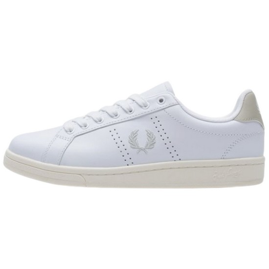 프레드페리 B721 레더 B6312 (T32, 화이트+오이스터)_이미지