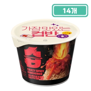 CJ제일제당 햇반 컵반 습 김치덮밥 252g (14개)