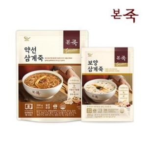본죽 보양삼계죽200g+약선삼계죽330g_이미지
