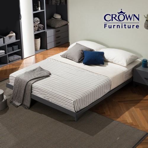 크라운퍼니쳐 에디트 헤드리스 평상형 침대 SS (매트별도)_이미지