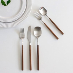 메이플우드 베이직 디너 디저트 커트러리 양식기 5type 사각