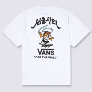 서울 타이거 반팔티셔츠 화이트 VN000W22WHT