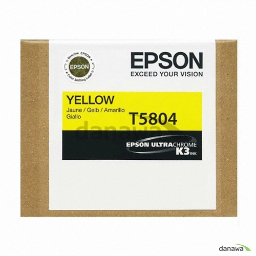 EPSON 정품 T5804 (T580400) 노랑
