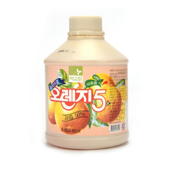 고려F&B 차그림 오렌지5 850ml (12개)_이미지