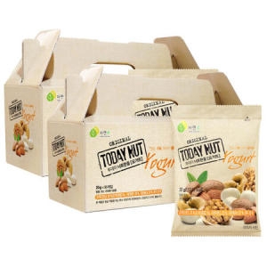 해맑음푸드 투데이넛 너트한줌 요거트 견과선물세트 20g 30개입 (2개)_이미지