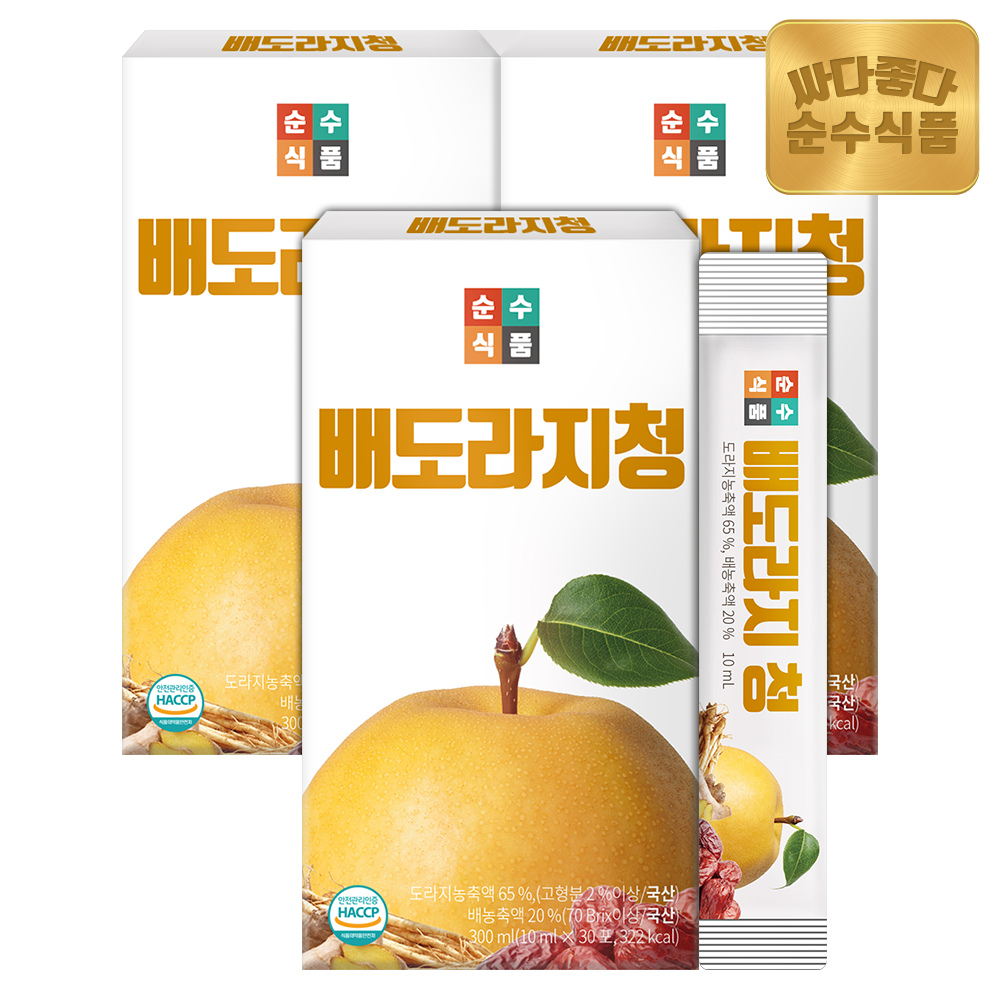 순수식품 배도라지 청 30개입 (3개)_이미지