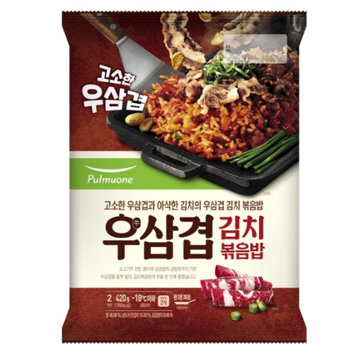 풀무원 우삼겹 김치 볶음밥 420g이미지입니다. 누르면 해당 게시물로 새창이동합니다.