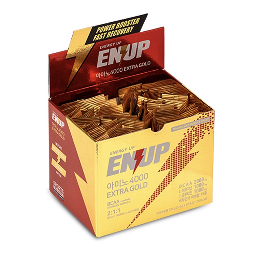 스포츠뉴트리션 엔업 아미노 4000 엑스트라 골드 5.4g 60포 (1개)