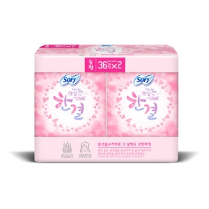 쏘피 한결 중형 36개 (2팩(72개))_이미지