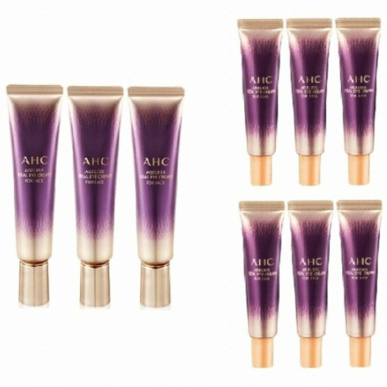 AHC 에이지리스 리얼 아이크림 포 페이스 30ml+12ml (30ml 3개+12ml 6개)