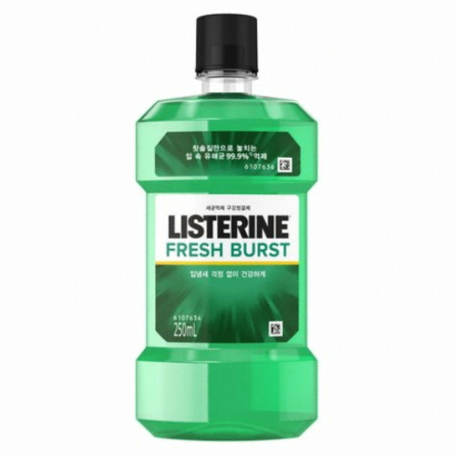 존슨앤존슨 리스테린 후레쉬 버스트 250ml (4개)