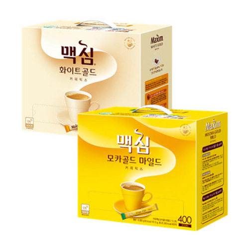 동서식품 맥심 모카골드 400개입 + 화이트골드 400개입 (1개)_이미지