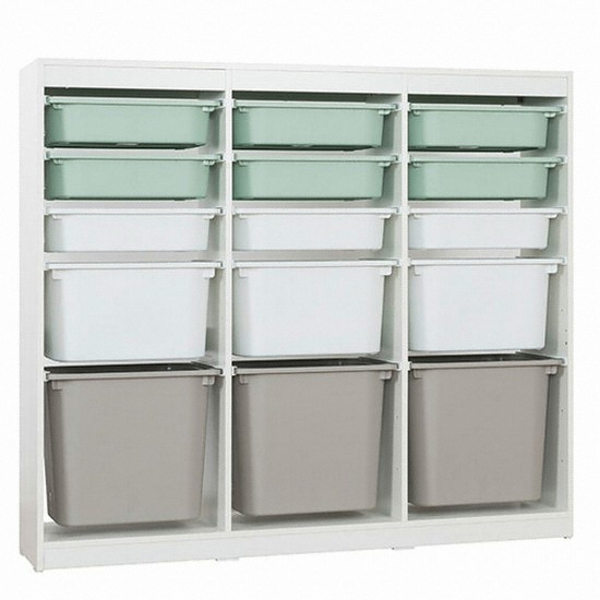 리바트 이즈마인 프렌즈아이 마카롱 3x5 일반 수납장_이미지