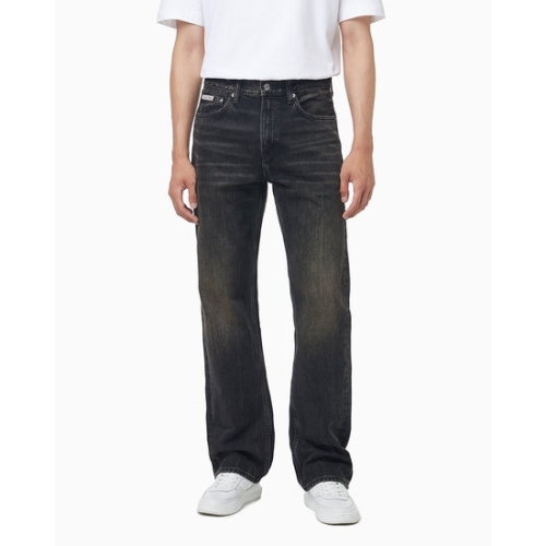 캘빈클라인진 남성 90 s 스트레이트핏 블랙틴티드 데님 4RD724G_이미지