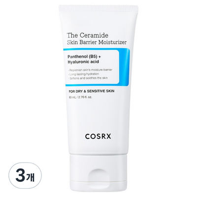 코스알엑스 더 세라마이드 스킨 베리어 모이스처라이저 80ml (3개)