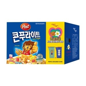 동서 포스트 콘푸라이트 600g x2+위글위글 보관용기 1개