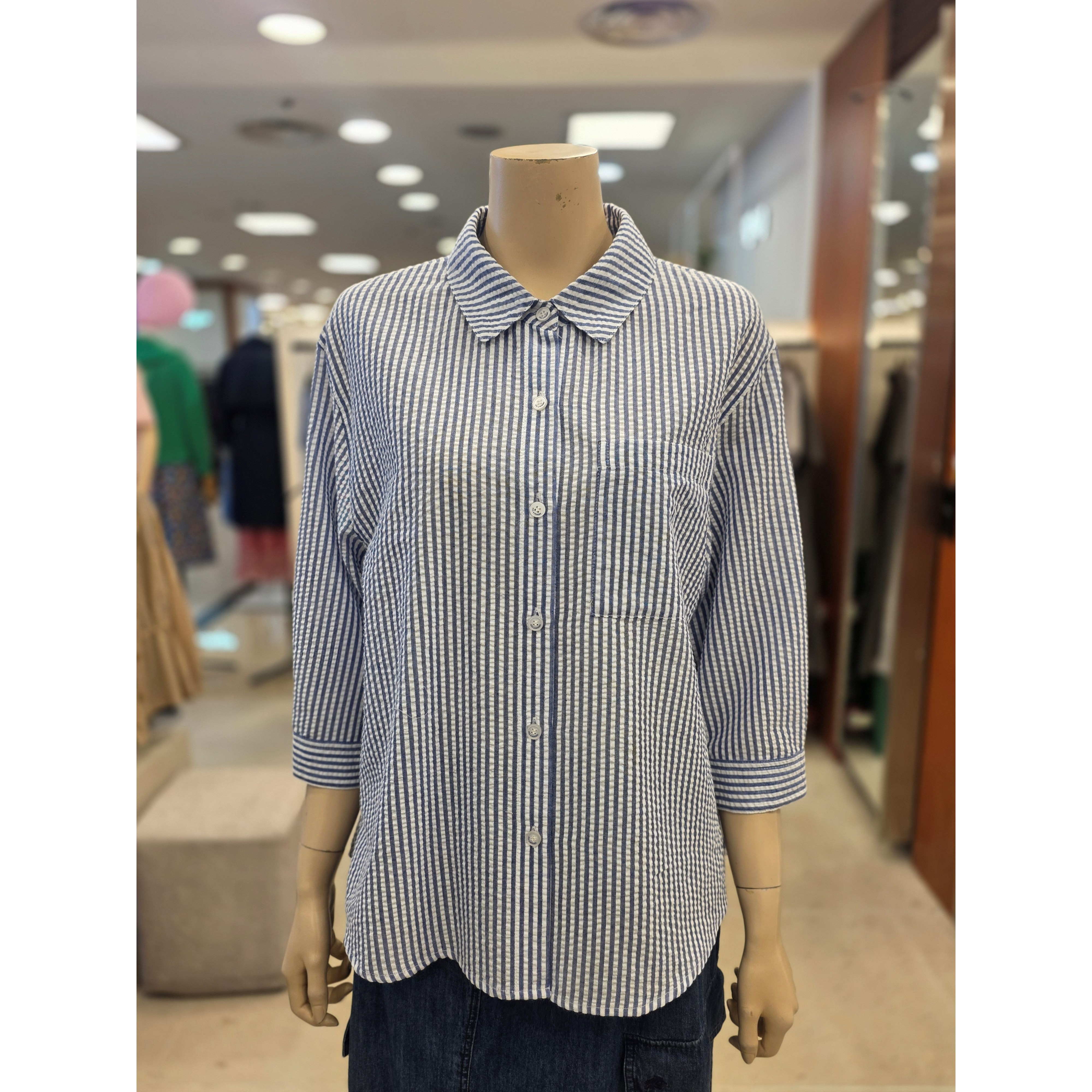 BCBG 올앤선드리 루미 ST 블라우스 A6M4B477_DG