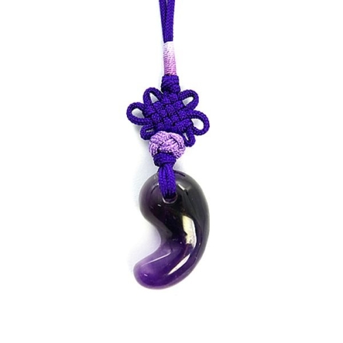 힐링젬 백제곡옥 자수정 천연보석 불교용품 장신구 24MA-040