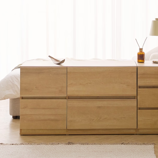 BIF보루네오 마르체 하임 낮은 서랍장 4단 1000_이미지